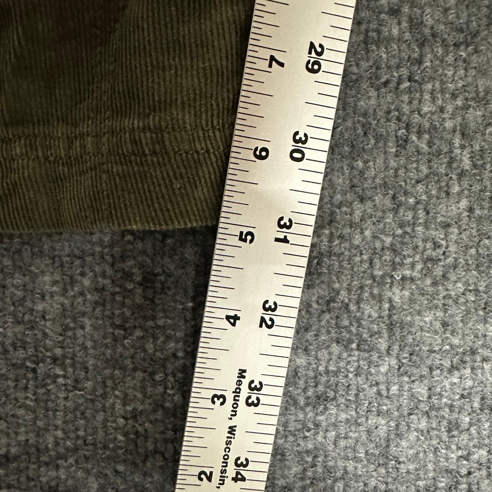 Fatdog Cargo Pants Womens Size S Olive Green Corduroy Utility Tactical Multi - Picture 3 of 9